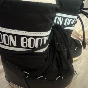 Moon Boot Classic Black Snow Boots